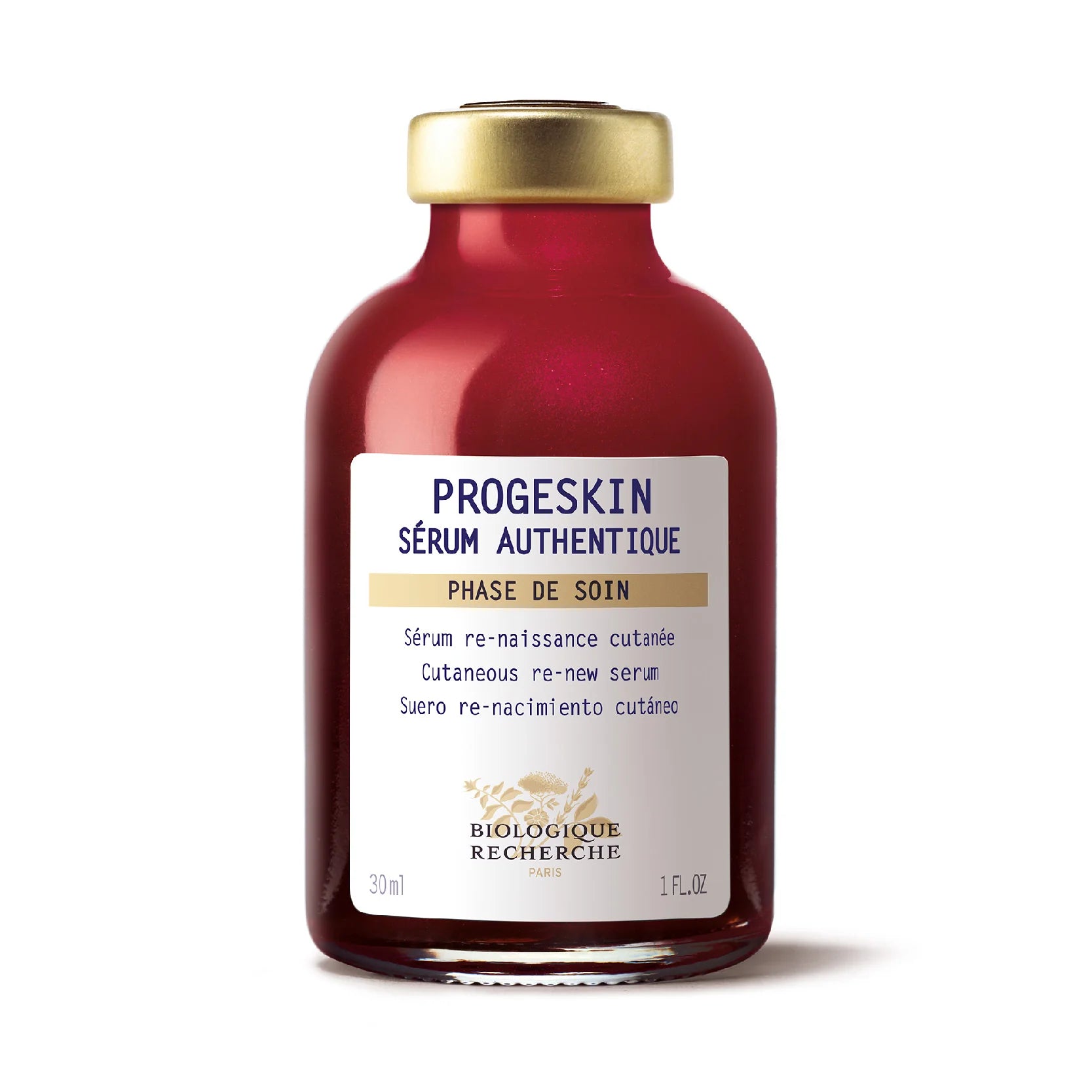 BIOLOGIQUE RECHERCHE SERUM PROGESKIN QUINTESSENTIAL SERUM CUTANEOUS RE-NEW SERUM